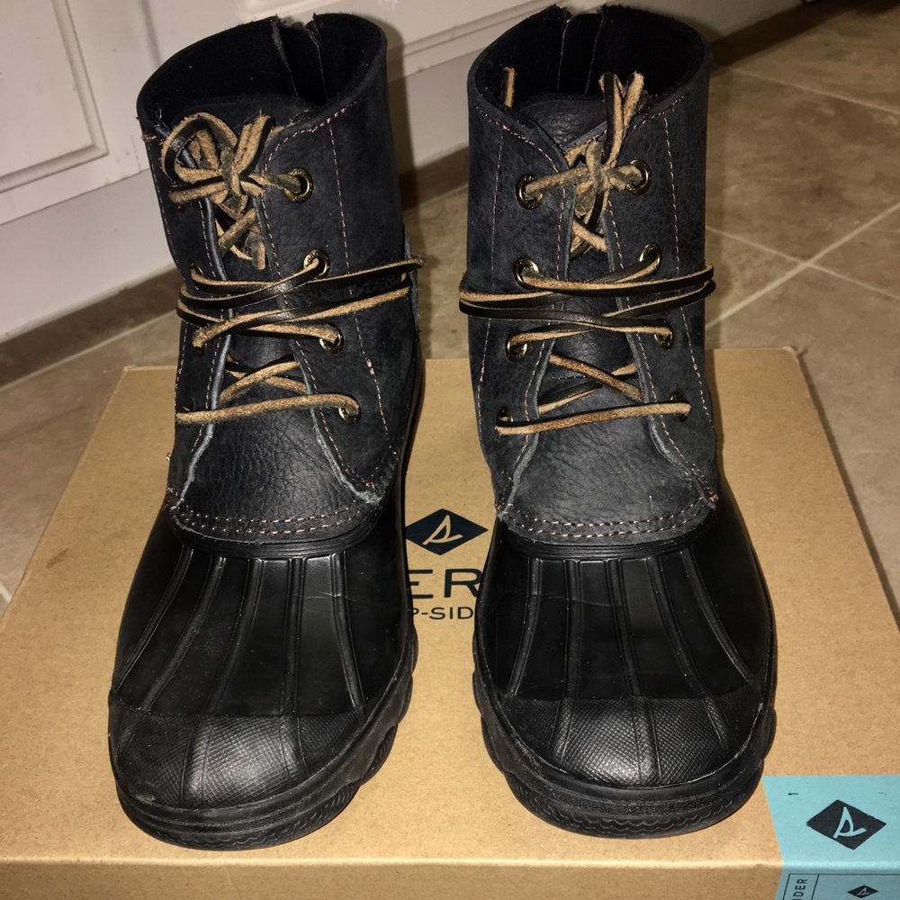 Sperry Duck Saltwater Boots. Women’s size 7